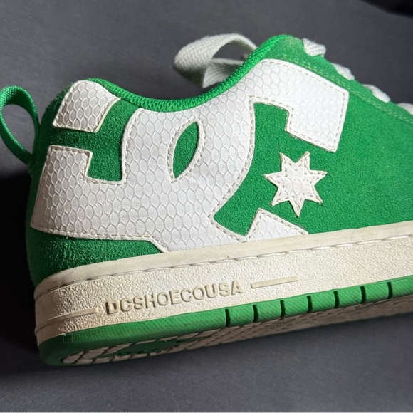 2009 DC Shoes Men’s 10 Court Graffik Emerald Green 300529 Skater Sneakers - Picture 12 of 16